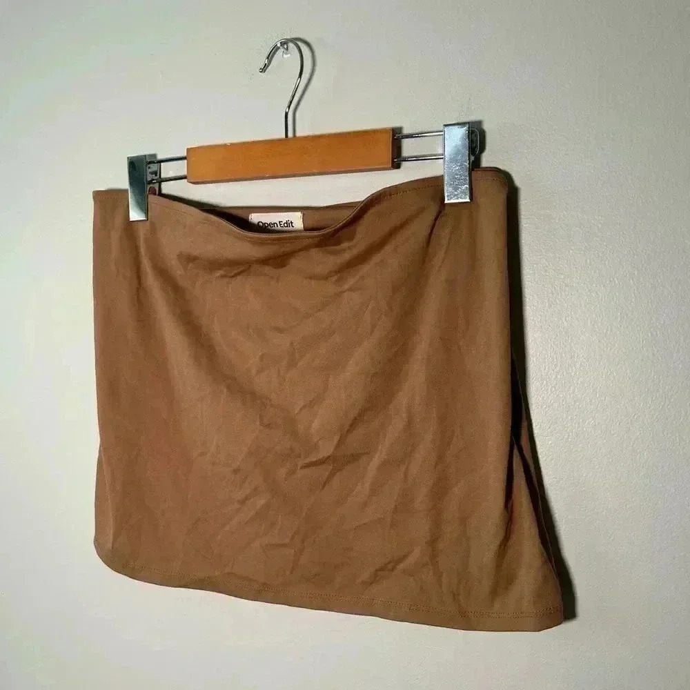 NWT Open Edit Nordstrom Jersey Tube Top  1X - Picture 2 of 5